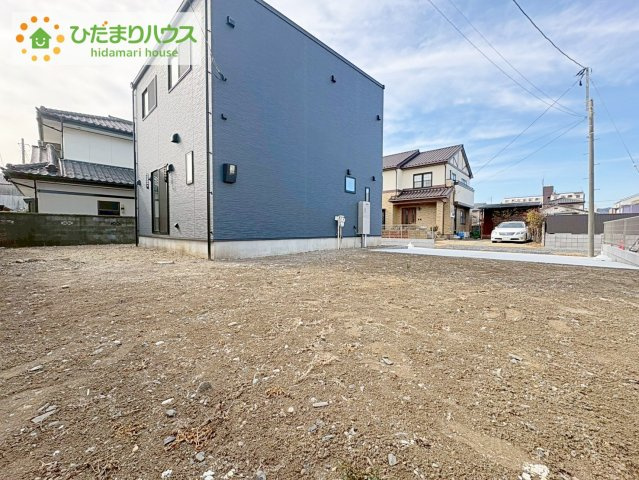 日立市河原子町2丁目　新築戸建　2号棟の庭|家族みんなで広～いお庭でバーベキューが楽しめます(^^♪