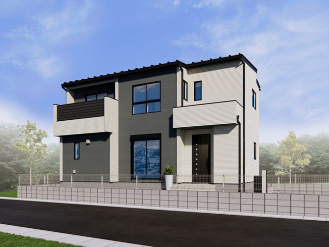 【外観パース】 | 久喜市菖蒲町菖蒲　新築戸建　全9棟　9号棟 | 9号棟
