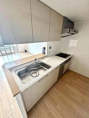 川口市青木１丁目の賃貸マンションのキッチン