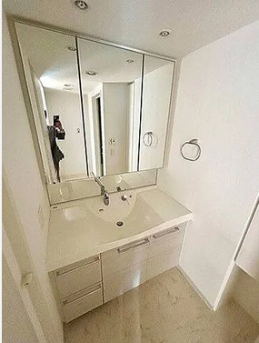 川口市青木１丁目の賃貸マンションの独立洗面台