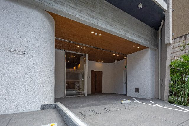 アルトヴィラ虎ノ門のエントランス