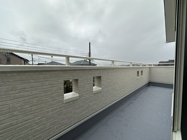 明石市松が丘３丁目新築戸建A号地のバルコニー