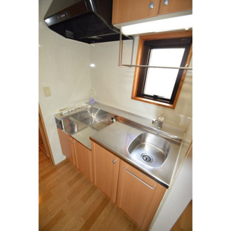 【キッチン】 | Ｌｅ　Ｓｏｕｊｉｒｏ　ル　荘ジロー | 写真、間取図面、設備、概要などが現況と異なる場合は現況優先となります。
