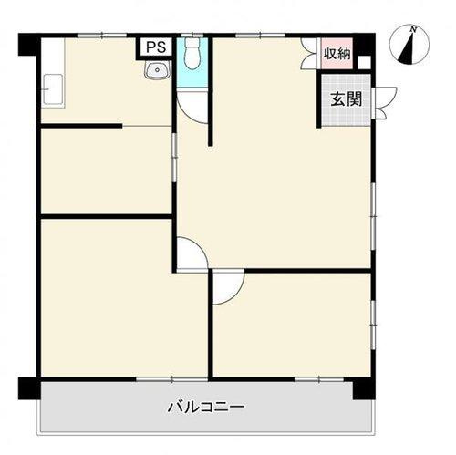 ラ・ベール（売店舗）の間取り|3K☆