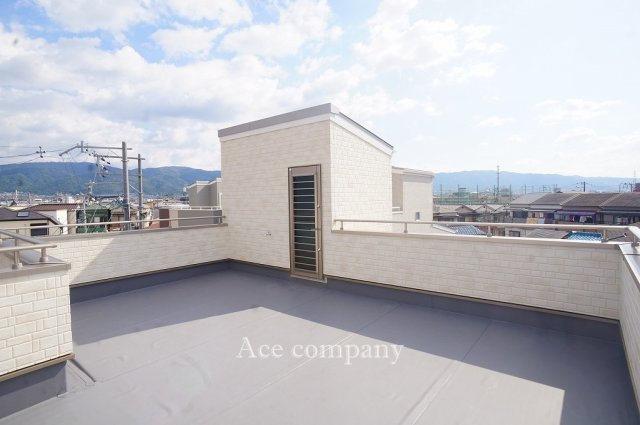 【バルコニー】 | 東大阪市岩田町1丁目　【A号地】 | 屋上ルーフバルコニー付きです☆水栓完備☆
