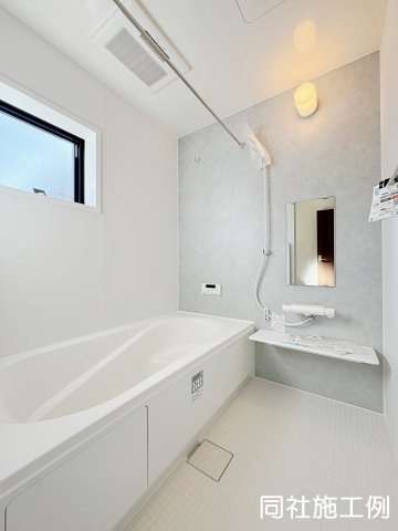 新築戸建・新築建売　須賀川市柏城第6　柏城小・第二中の浴室|同社施工例