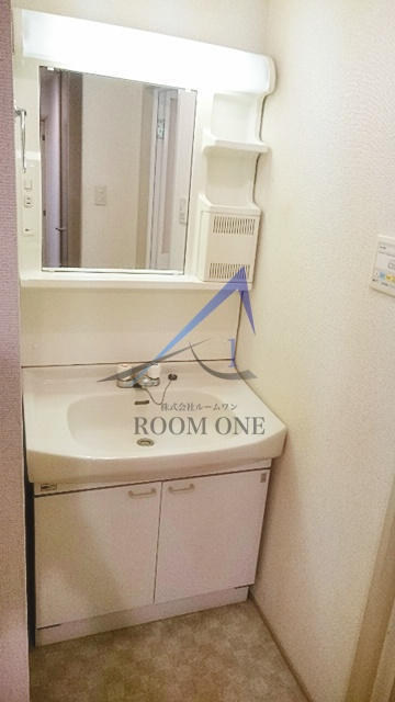 パインフィールドの洗面所|洗面台です。