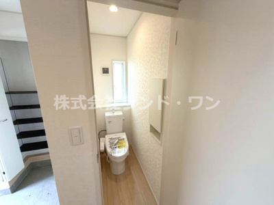 【トイレ】 | 飯能市双柳　全4棟 1号棟 | 1階トイレ