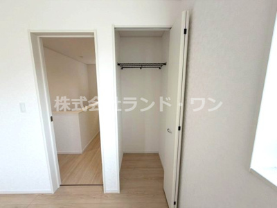 【収納】 | 飯能市双柳　全4棟 1号棟 | 洋室4.5帖　クローゼット