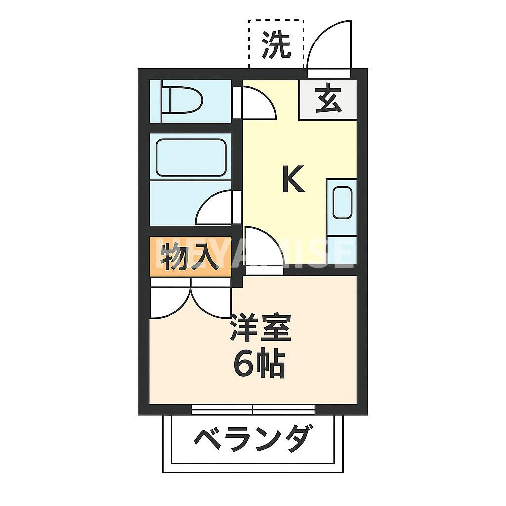 シャトーエクレールの間取り