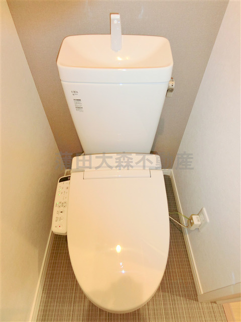 プランドール下丸子のトイレ|温水洗浄便座付きのトイレ