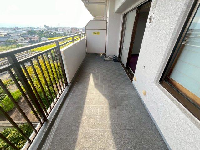 天理二階堂パーク・ホームズのバルコニー