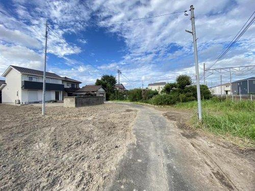 知多市八幡字汐海道　全2区画　B号地の前面道路含む現地写真|R6.9.10撮影　セットバック要