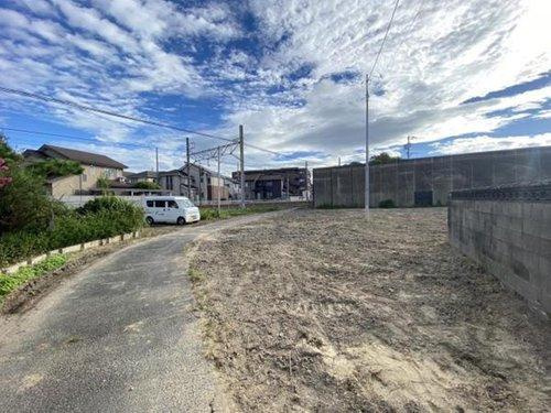 知多市八幡字汐海道　全2区画　B号地の前面道路含む現地写真|R6.9.10撮影　間口12ｍ