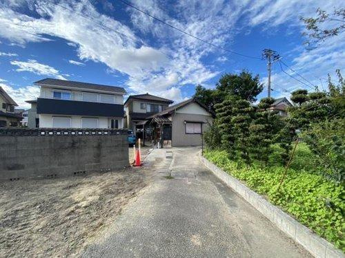 知多市八幡字汐海道　全2区画　B号地の前面道路含む現地写真|R6.9.10撮影　前道1.9ｍ