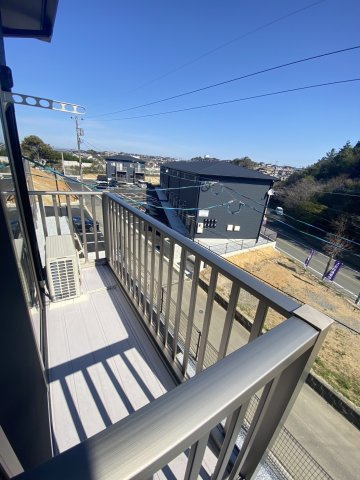 グラン岡垣Ⅴのバルコニー