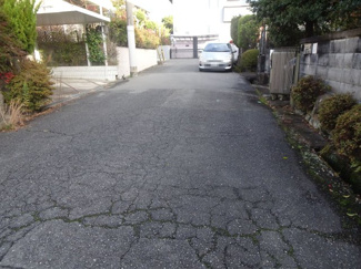 【前面道路含む現地写真】 | 川西市大和西4丁目　建築条件付土地