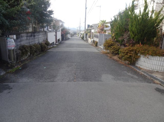 【前面道路含む現地写真】 | 川西市大和西4丁目　建築条件付土地