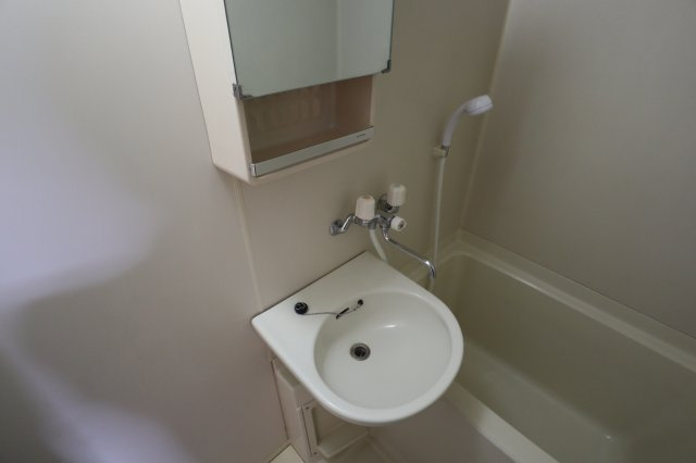 東川サンコーポの洗面所