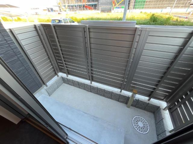 仮）北区西味鋺新築アパートのその他|専用庭（イメージ）