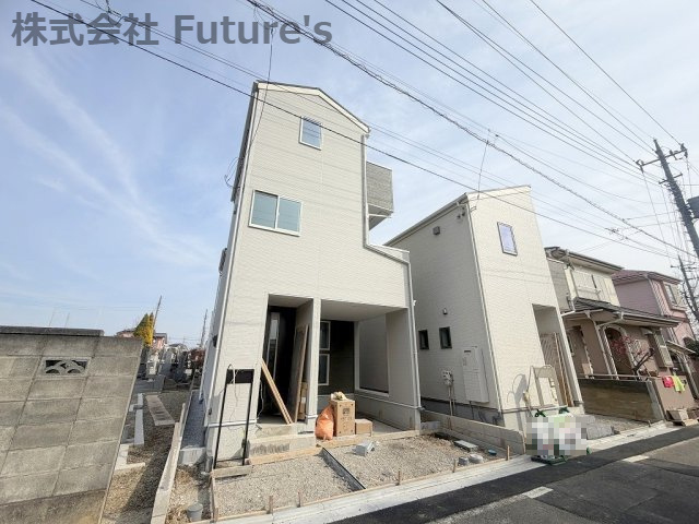 八潮市八潮7丁目　新築戸建　全2棟　2号棟の外観|現地の写真になります。