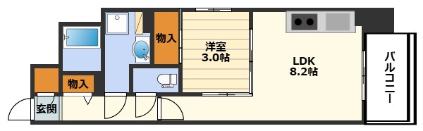 S-RESIDENCE天満橋arの間取り