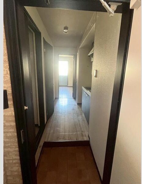 ブライト東住吉の玄関