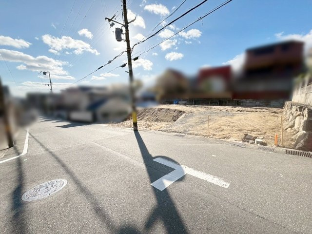 高座町 2号地の前面道路含む現地写真