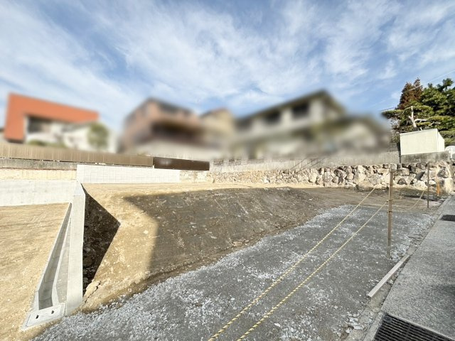 高座町 2号地の前面道路含む現地写真