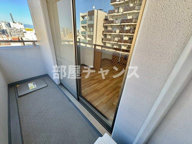 フィール大須のバルコニー