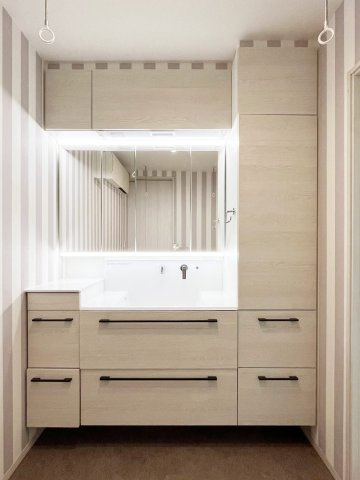 堺市西区戸建の独立洗面台