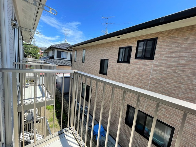 アスコット多賀城のバルコニー