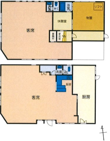 【間取り】 | 南矢名2丁目店舗