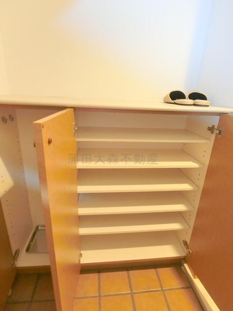 多摩川パークホームズの収納|玄関　シューズボックス