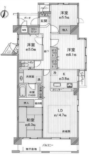 【間取り】 | アービング池田桜通り