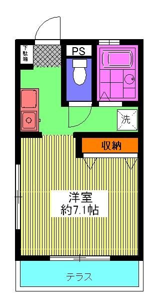 ハイツＹａｍａｍｏｔｏの間取り