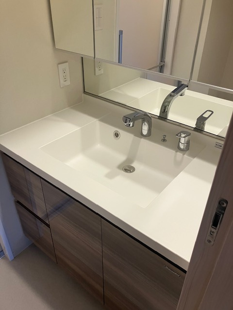 オープンハウスレジデンシア北綾瀬コートの洗面所