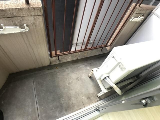 バロール本町のバルコニー