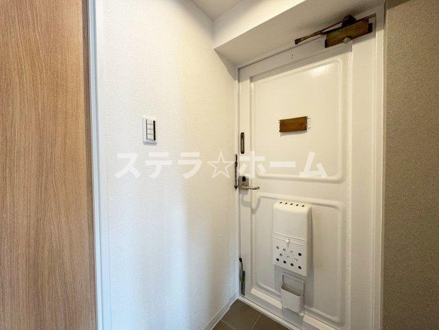 新北野第一コーポA棟の玄関|シンプルで使いやすい玄関です