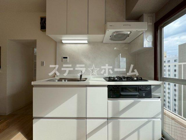 新北野第一コーポA棟のキッチン|お料理しやすいキッチンです