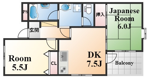 メゾンミヤマエの間取り