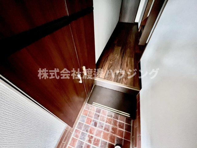 常称寺町貸家の玄関