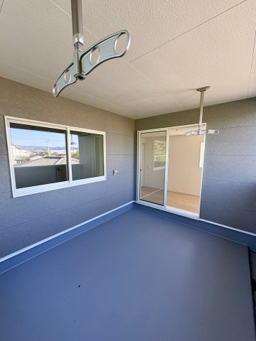 八女市蒲原　第2のバルコニー|2部屋からバルコニーを見ることができます