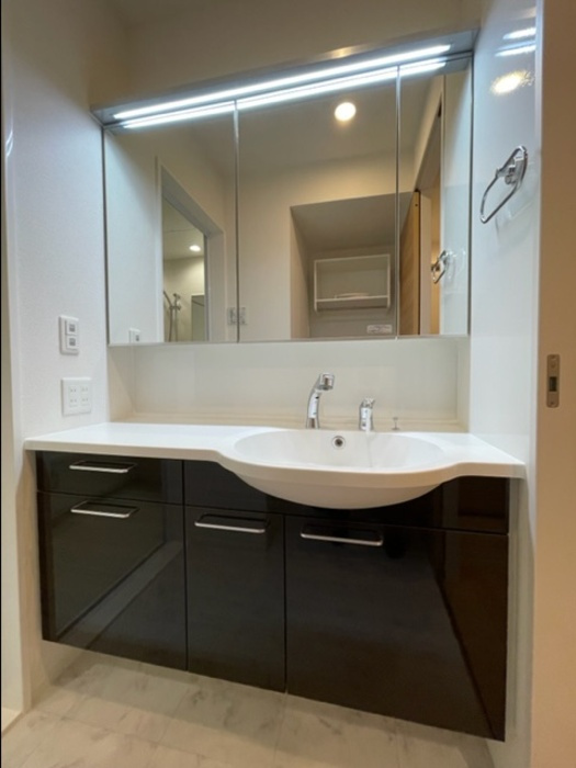 Sereno照ヶ丘の洗面所