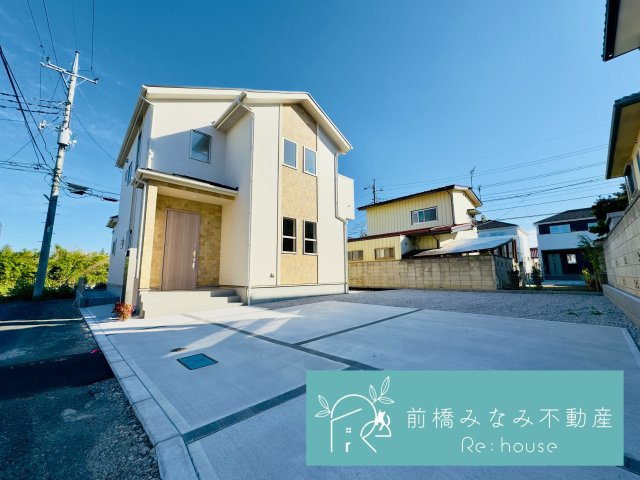 高崎市上小鳥町　限定1棟　ブルーミングガーデン　新築建売の外観|きれいな外観です