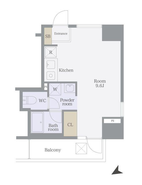 Ｇｒａｃｅ　Ｃｏｕｒｔ　Ｕｅｎｏの間取り