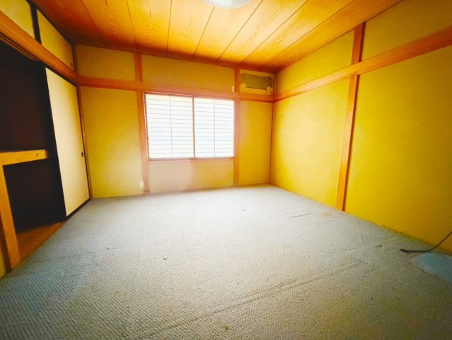 小山市羽川、事務所、作業所付き中古住宅の和室