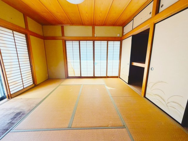 小山市羽川、事務所、作業所付き中古住宅の和室