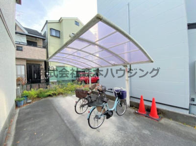 【その他共用部分】 | 　シティハイムモンレブ | 駐輪場です
