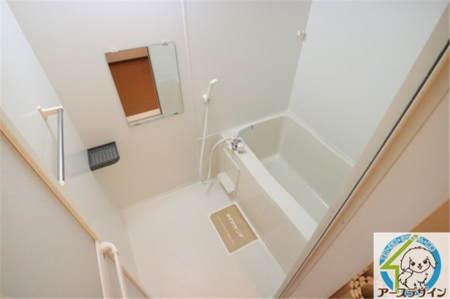 バーディーコートの浴室|パース写真